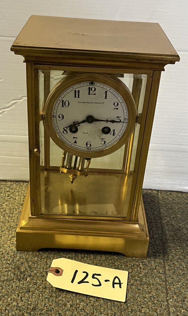 Lovely French Crystal Regulator Clock: Lovely French Crystal Regulator Clock