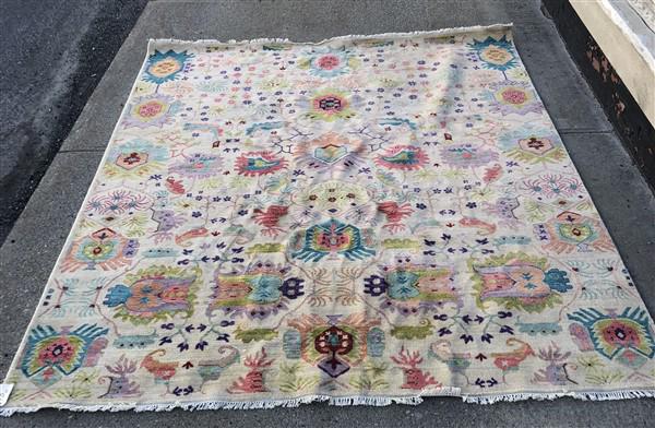 Room Size hand made rug approx. 8' x 10' (1 of 11)