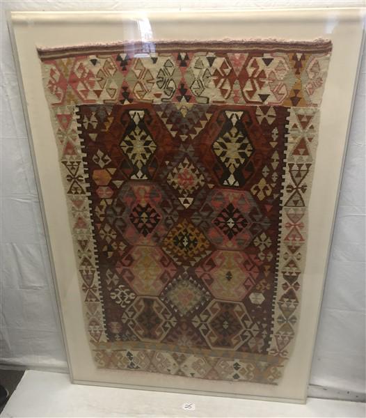 Beautifully Framed Kilim Rug (1 of 7)