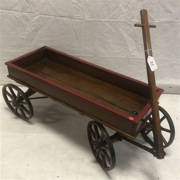 Vintage Antique Wooden Wagon (1 of 9)