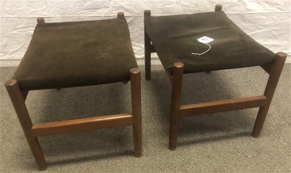 2 Mid-Cent. Danish Stools Furniture Makers Danish Control (1 of 6)