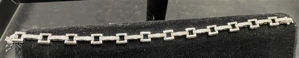 14kt & Diamond White gold Bracelet (1 of 4)