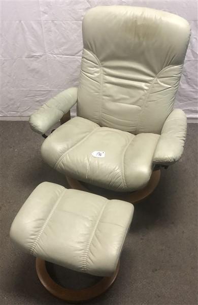 Ekornis Reclining Chair and Ottoman: Ekornis Reclining Chair and Ottoman
