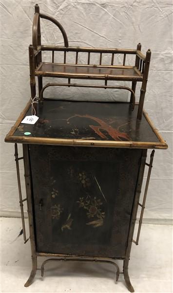 Lacquered and Paint Decorated Bamboo Stand (1 of 6)