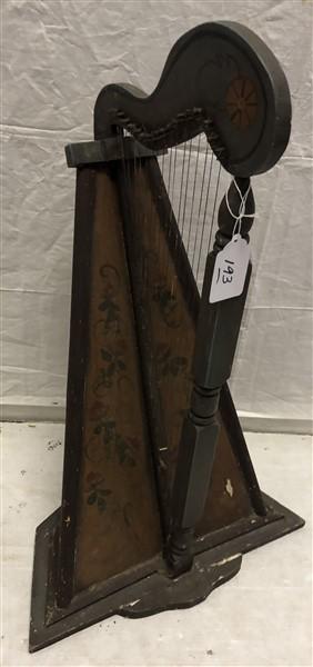 Paint Decorated 30" Harp: Paint Decorated 30" Harp