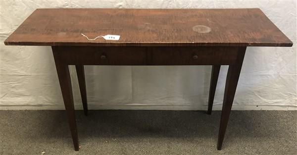 Tiger Maple 2 Drawer Console 48"x16"x29"h (1 of 8)