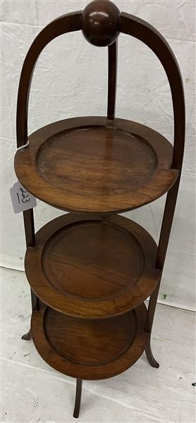 3 Tier 36" Mahogany Muffineer (1 of 3)