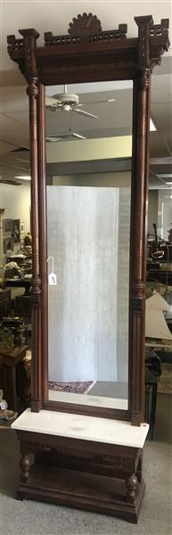 Victorian Walnut Pier Mirror (1 of 10)