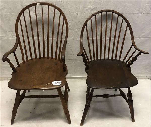 2 Nice Early Antique Windsor Chairs (1 of 9)