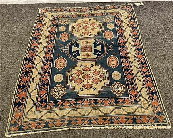 100 Year Old Caucasian Rug 3'x4'3" (1 of 3)