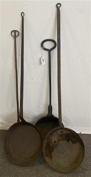 4 Early Forged Items 46" Frying Pans (1 of 4)