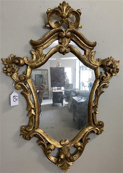 Hand Carved Antique Italian Mirror 25"x 36": Hand Carved Antique Italian Mirror 25"x 36"