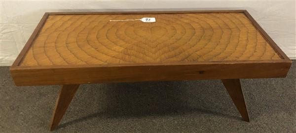 Intricately Inlaid Mid-Cent. Coffee Table Top is 18"x 39"x 16"h (1 of 5)