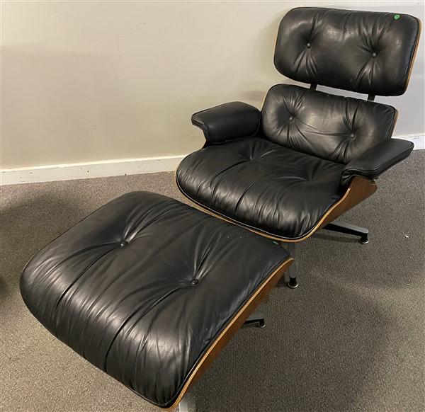 Vintage Eames Style Chair and Ottoman (1 of 13)