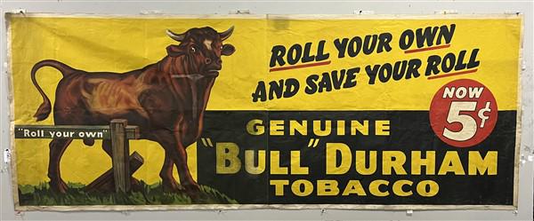 Bull Durham 5 Cent Canvas Sign (1 of 4)