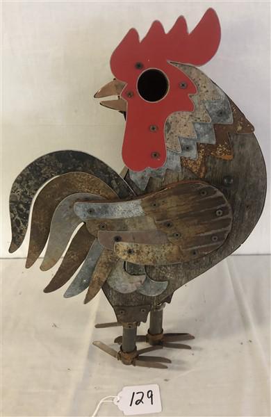 Rooster Style Birdhouse "Fowl Places" 14"w x 8"d x 21"h (1 of 8)