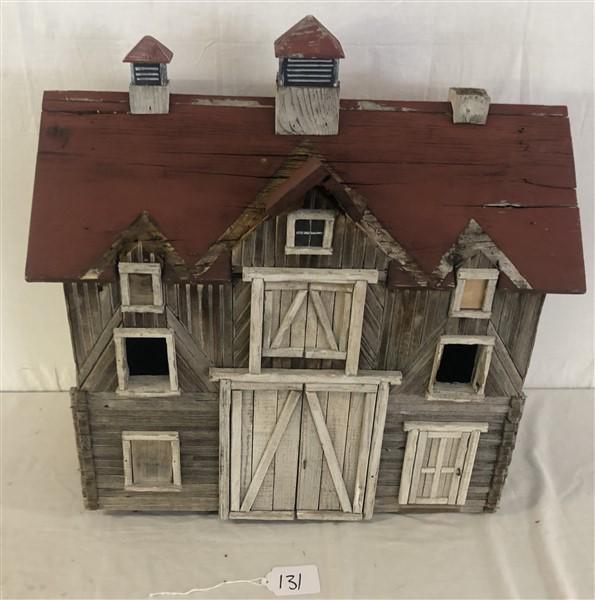 Large Barn Birdhouse 24.5" x 13"x 24"h- Missing middle/top right dormers (1 of 8)