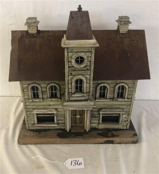 Handmade Folk Art Birdhouse (1 of 5)