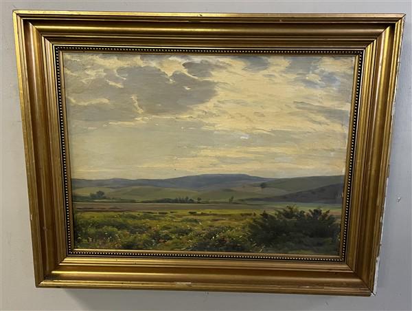 Framed o/c Panoramic Landscape Sigmund Hungill 20"x25" (1 of 6)
