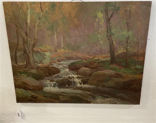 o/c Landscape with Stream 28"x36" (1 of 8)