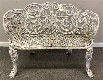 43" Cast Iron Garden bench: 43" Cast Iron Garden BENCH