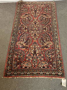 Feraghan Sarouk Mat 2'6"x5': Feraghan Sarouk Mat 2'6"x5'