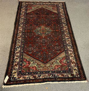 Semi- Antique Persian Rug 3'8"x6'6": Semi- Antique Persian Rug 3'8"x6'6"