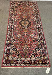 ca. 1930s Oriental Rug 2'10"x7': ca. 1930s Oriental Rug 2'10"x7'