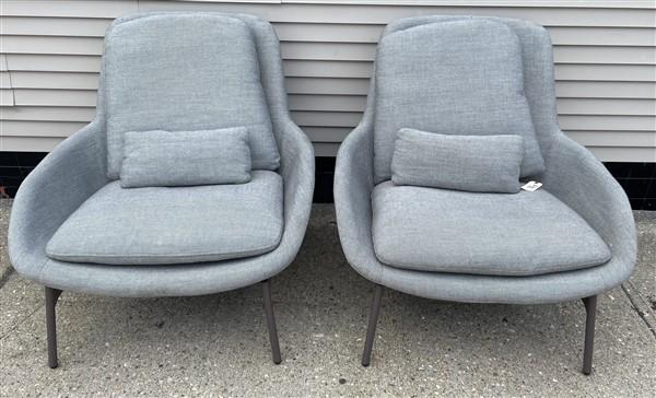 Pr. of Modern "Blu Dot" Arm Chairs: Pr. of Modern "Blu Dot" Arm Chairs