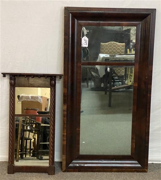 1 Antique Ogee Mirror and 1 Federal Mirror Federal Mirror- 16"x28": 1 Antique Ogee Mirror and 1 Federal Mirror Federal Mirror- 16"x28"