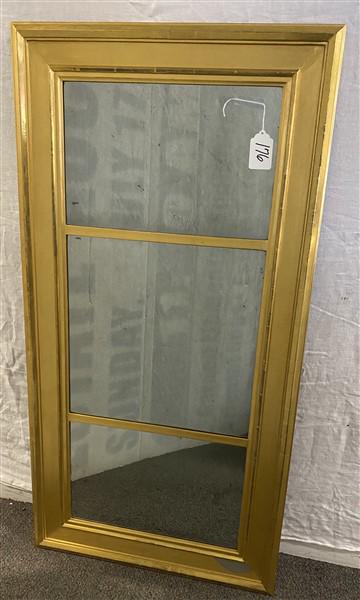 Antique Gilt Mirror 26"x50"h: Antique Gilt Mirror 26"x50"h