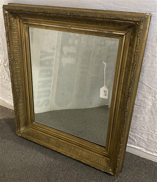 19th Cent. Gilt Mirror 31"x36" (1 of 5)