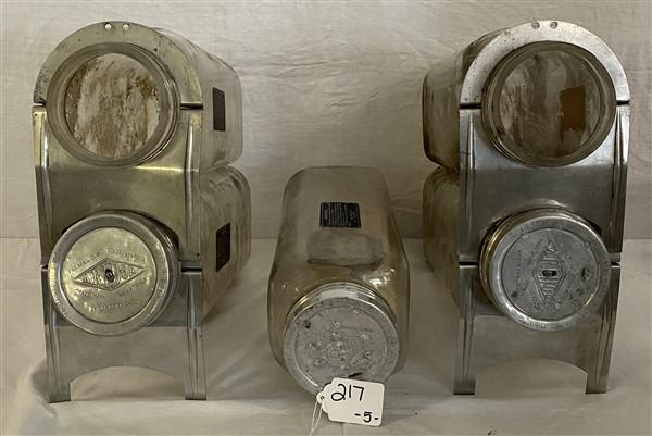 5 Vintage Penny Candy Counter Jars: 5 Vintage Penny Candy Counter Jars