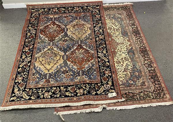 2 Pretty Good Quality Machine Made Persian Style Rugs- 4'7" x 7'4" (1 of 5)