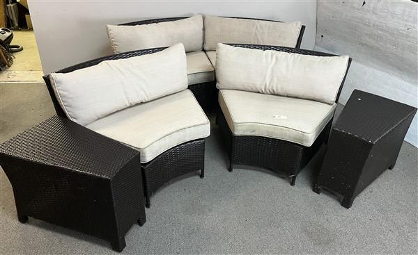 6 Pcs. of Modern Wicker Patio Furniture (1 of 5)