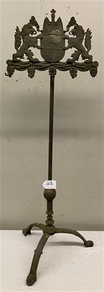19th Cent. English Fireplace Accessory 48"h: 19th Cent. English Fireplace Accessory 48"h