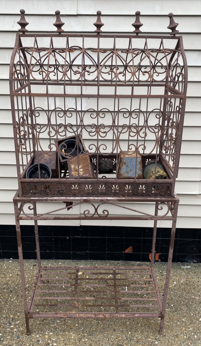 Victorian Style Iron Terrarium: Victorian Style Iron Terrarium