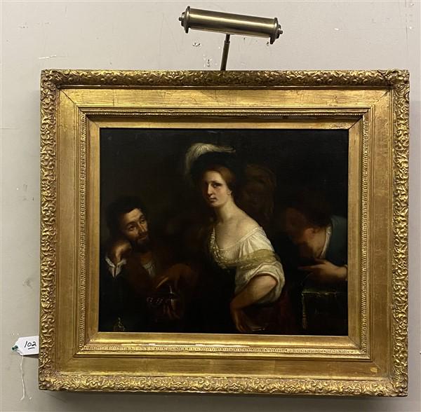 19th Cent. Framed o/c Signed J. Gianoli 29"x43" (1 of 5)