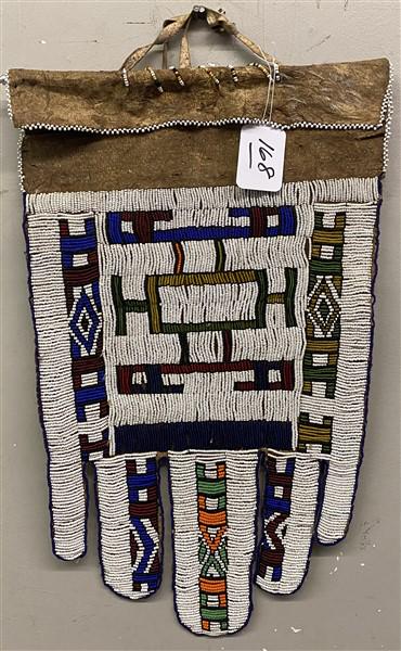 Native American Beaded Wall Hanging 14"x 21"h (1 of 4)