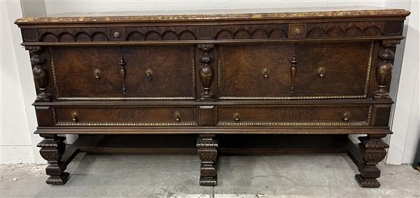ca. 1920 Marble Top Sideboard (1 of 9)