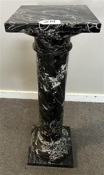 Black Marble Pedestal (1 of 5)