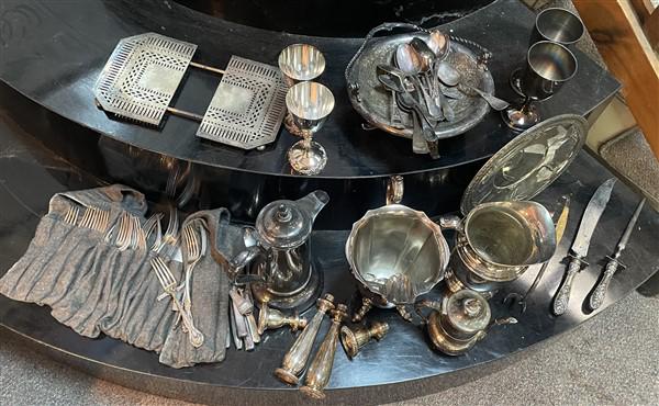 Generous Lot of Silver Plate (1 of 20)
