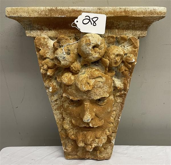 19" Concrete Classical Wall Element: 19" Concrete Classical Wall Element