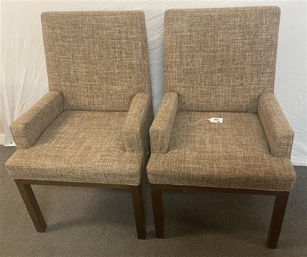 Pr. of Good Looking Mid-Cent. Upholstered Chairs (1 of 5)