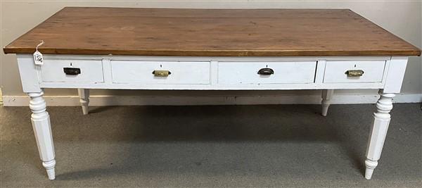 8 Drawer Country Work Table/Farm Table 43" x 85" x 34"h: 8 Drawer Country Work Table/Farm Table 43" x 85" x 34"h