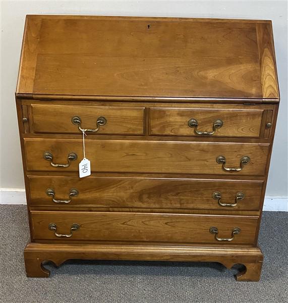 Modern L & JG Stickley Cherry 36" Slant Lid Desk: Modern L & JG Stickley Cherry 36" Slant Lid Desk
