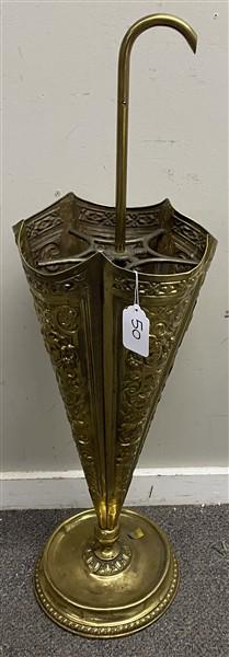 Brass Umbrella Holder 11"w x 37.5"h at the widest extremities (1 of 6)