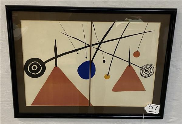 Framed Calder Print 19.5" x 27" (1 of 5)