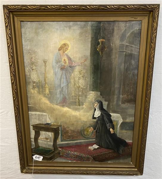 Large Framed o/c Signed A. Buzzi, Print Provenance (1 of 3)