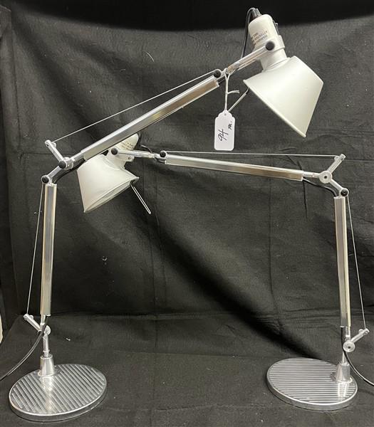 Chrome Articulating Table Lamps by Artemide (1 of 5)